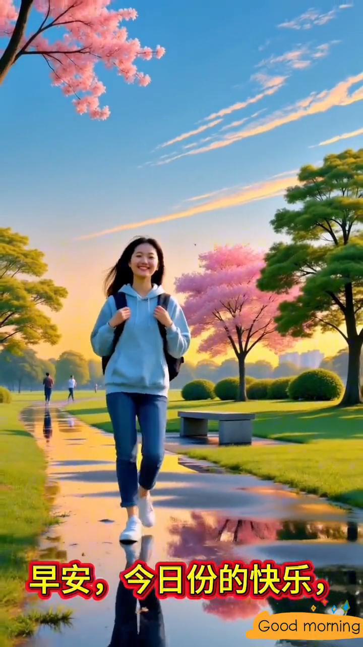 聪明的河流。
早安，今日份的快乐正在派送中。愿你的一天从好心情开始，心情里在好梦