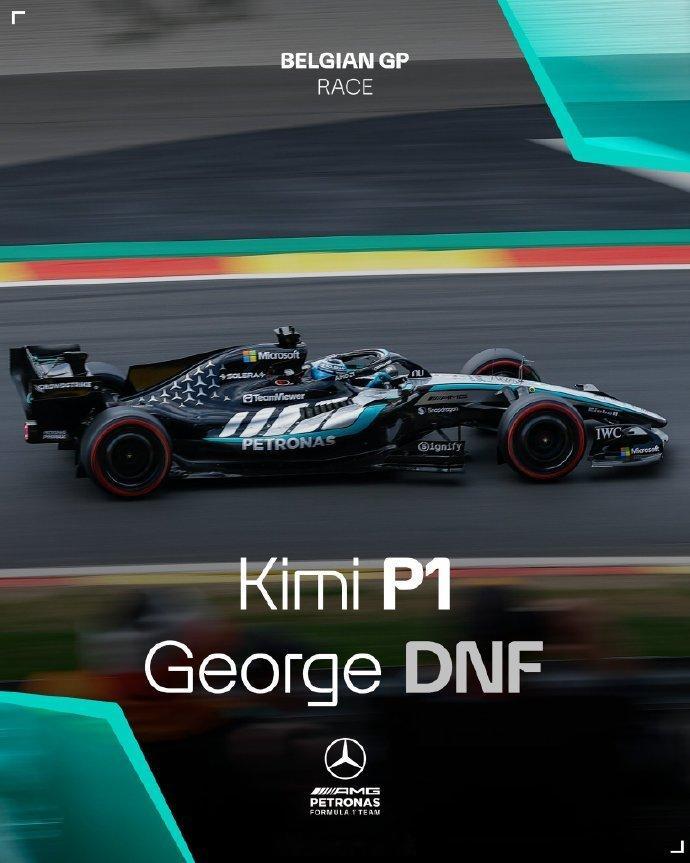 恭喜kimi！kimi有机会提前锁定车手冠军！排位潘子拉尾流赢不了，正赛法拉利进