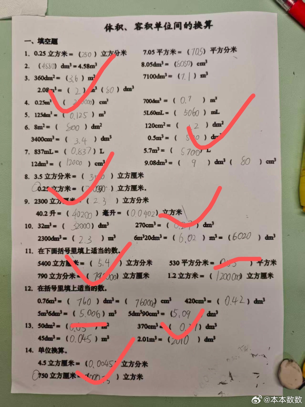 暑期营快收尾了，越到后面✓越多但也发现挺多孩子对数形结合这个方法用的不到位，甚至