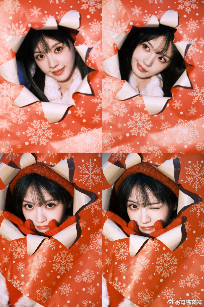 田曦薇小红帽造型田曦薇元气满满元宵喜乐 元宵小田活力来袭！小红帽造型萌翻众人，红