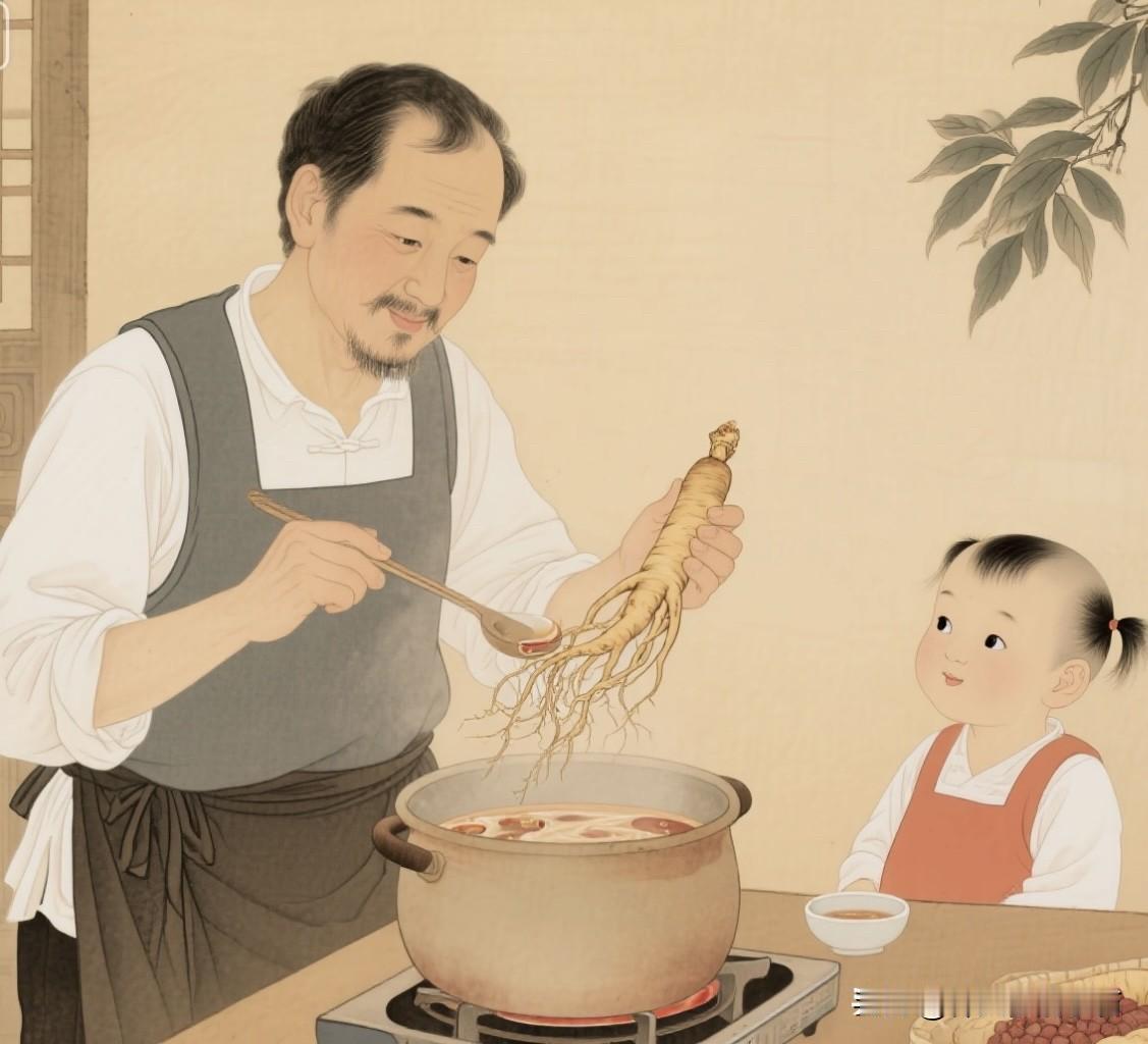 人参汤里的爹味儿：那些年没说出口的牵挂
咱老辈人常说，爹的爱就像山，看着不声不响
