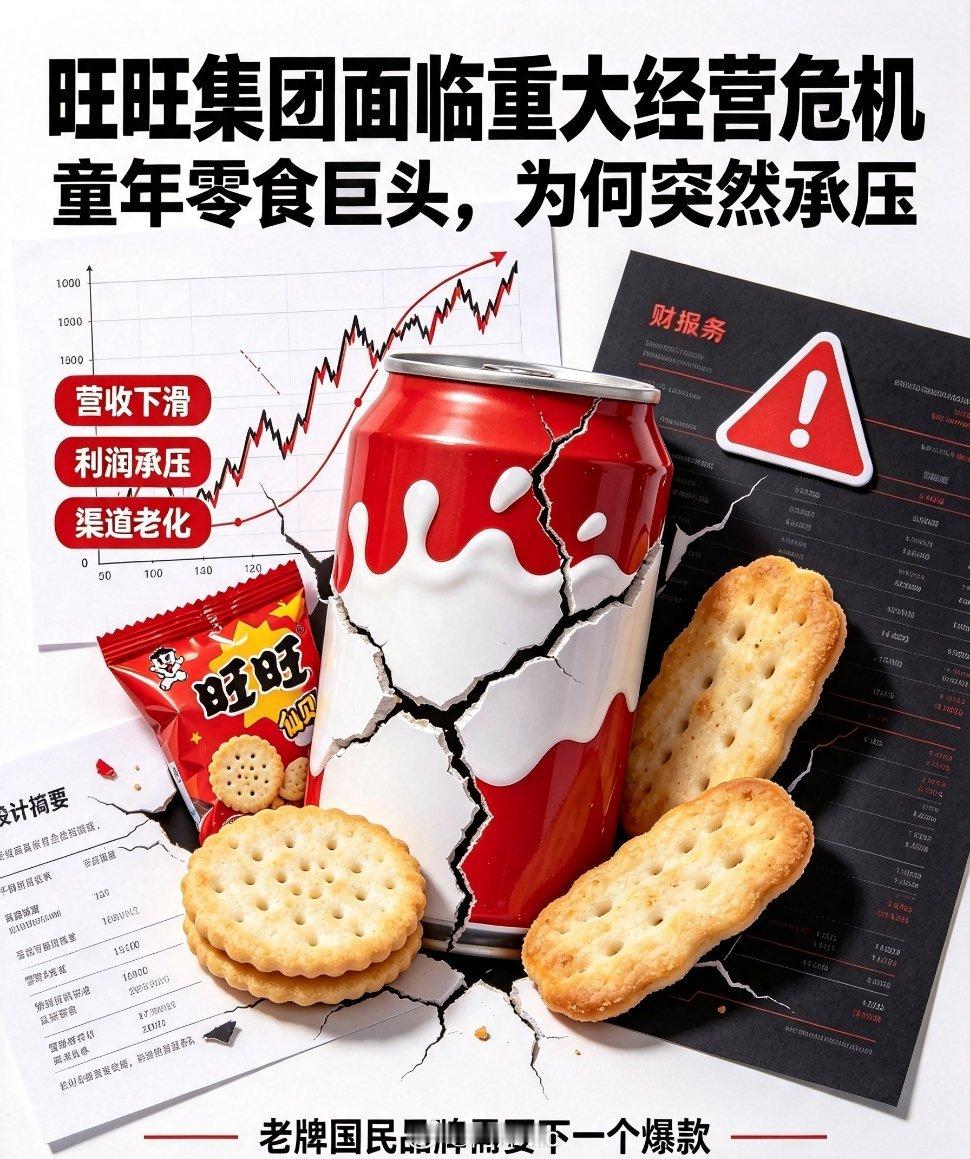 旺旺集团面临重大经营危机童年零食的回忆杀一封内部公开信，把旺旺推上热搜。董事长蔡