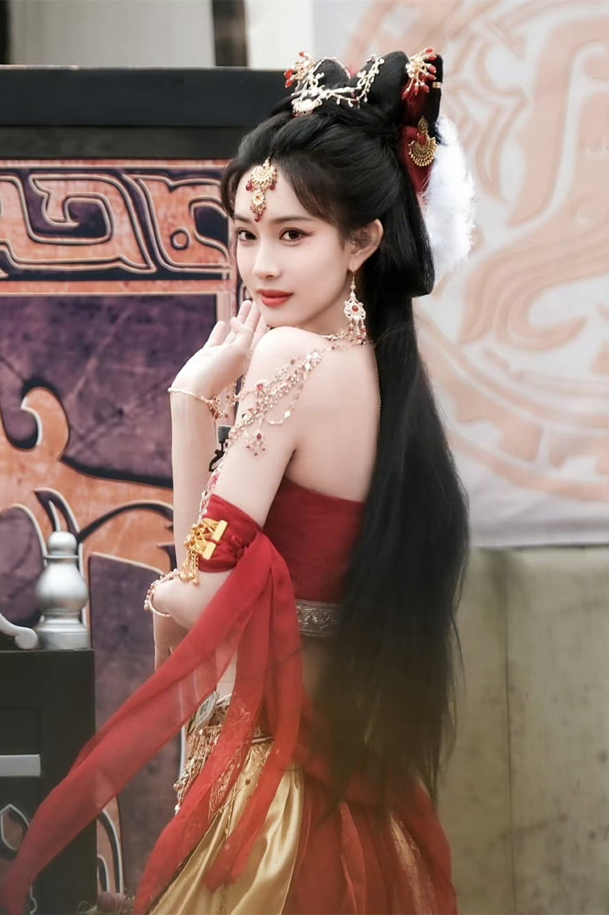 孟子义古风装大漂亮真耐看孟子义明星 ​​​