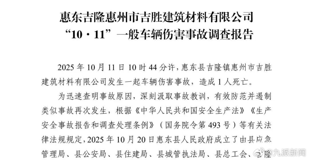 #官方通报男子被装载机铲入身亡#【#男子被装载机铲入身亡调查报告#】2025年1
