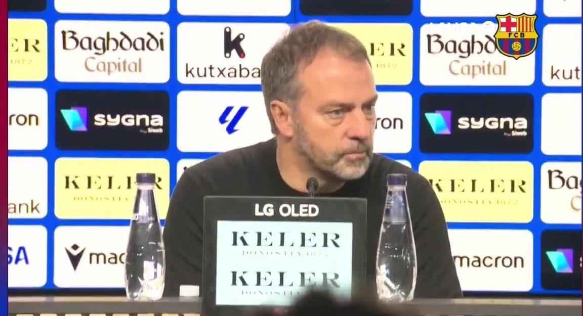 弗里克：如你所知，我总是对裁判赞不绝口，因为西甲联赛有很多优秀的裁判，但最终，这