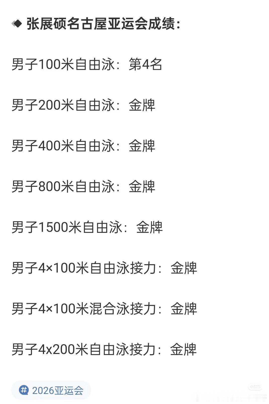 自由泳紫薇星来了 ​​​