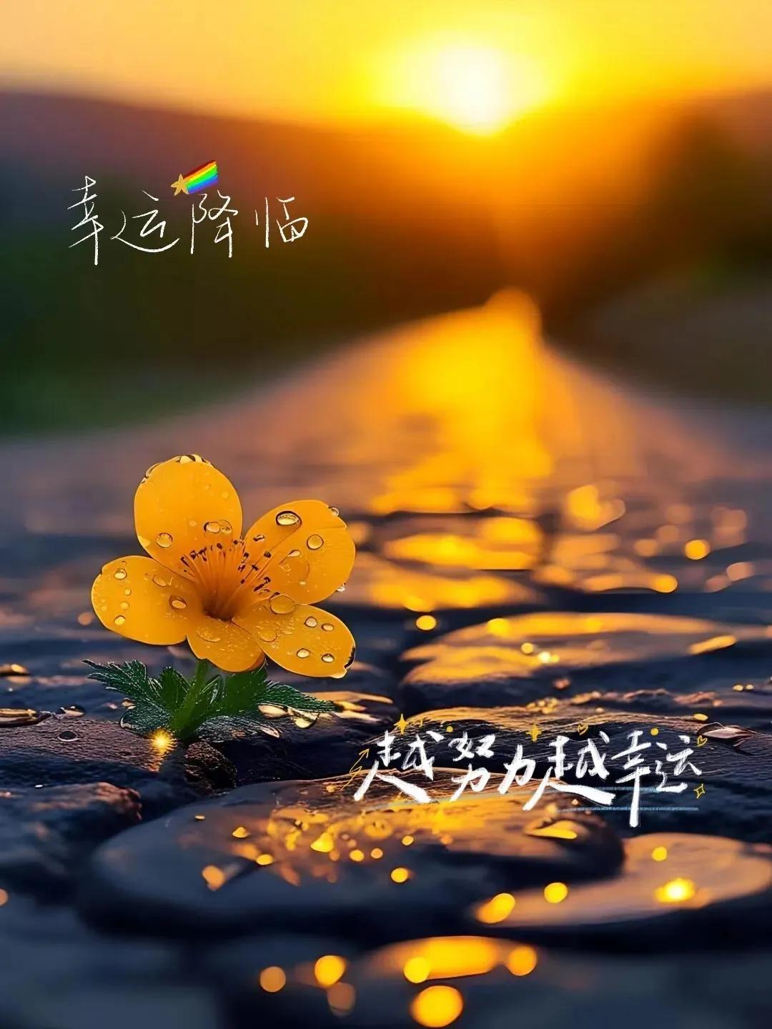 渡生活的难，也谢时光的暖，
保持好的心态，才能驾驭好生活，
新的一天，加油🌻