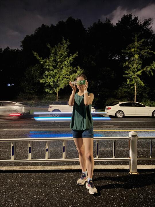 夜跑10k｜大雨如爱意，爱意无可避
