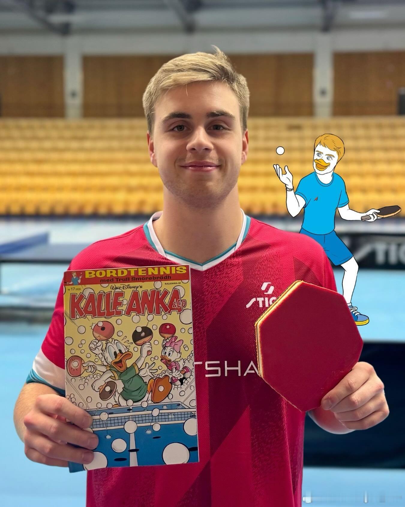 当莫雷加德造访鸭堡时引发的乒乓混乱他曾在最大的赛场和赛事中与世界顶级选手交锋。如