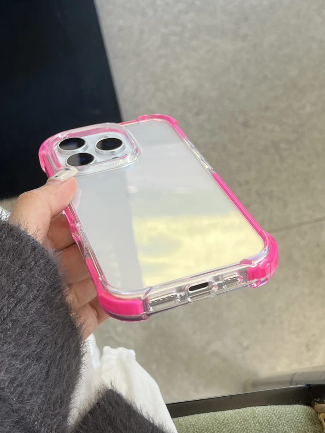 芭比粉💕简约透明壳yyds！