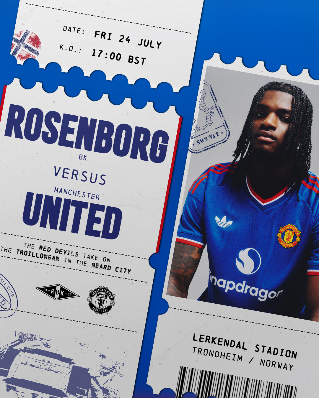 Match Day！明天凌晨0点，曼联客战罗森博格！曼联罗森博格vs曼联