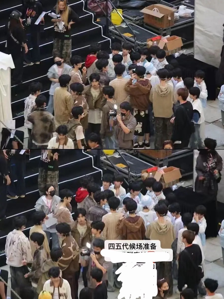 这是怎么拍到的 感觉后台人都装不下了 