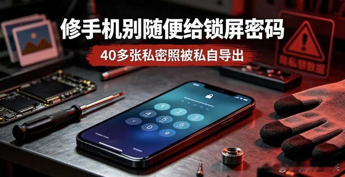 太恶心了！天津，女子修手机屏幕被店主骗走锁屏密码，趁她不在翻遍相册和微信，偷偷导