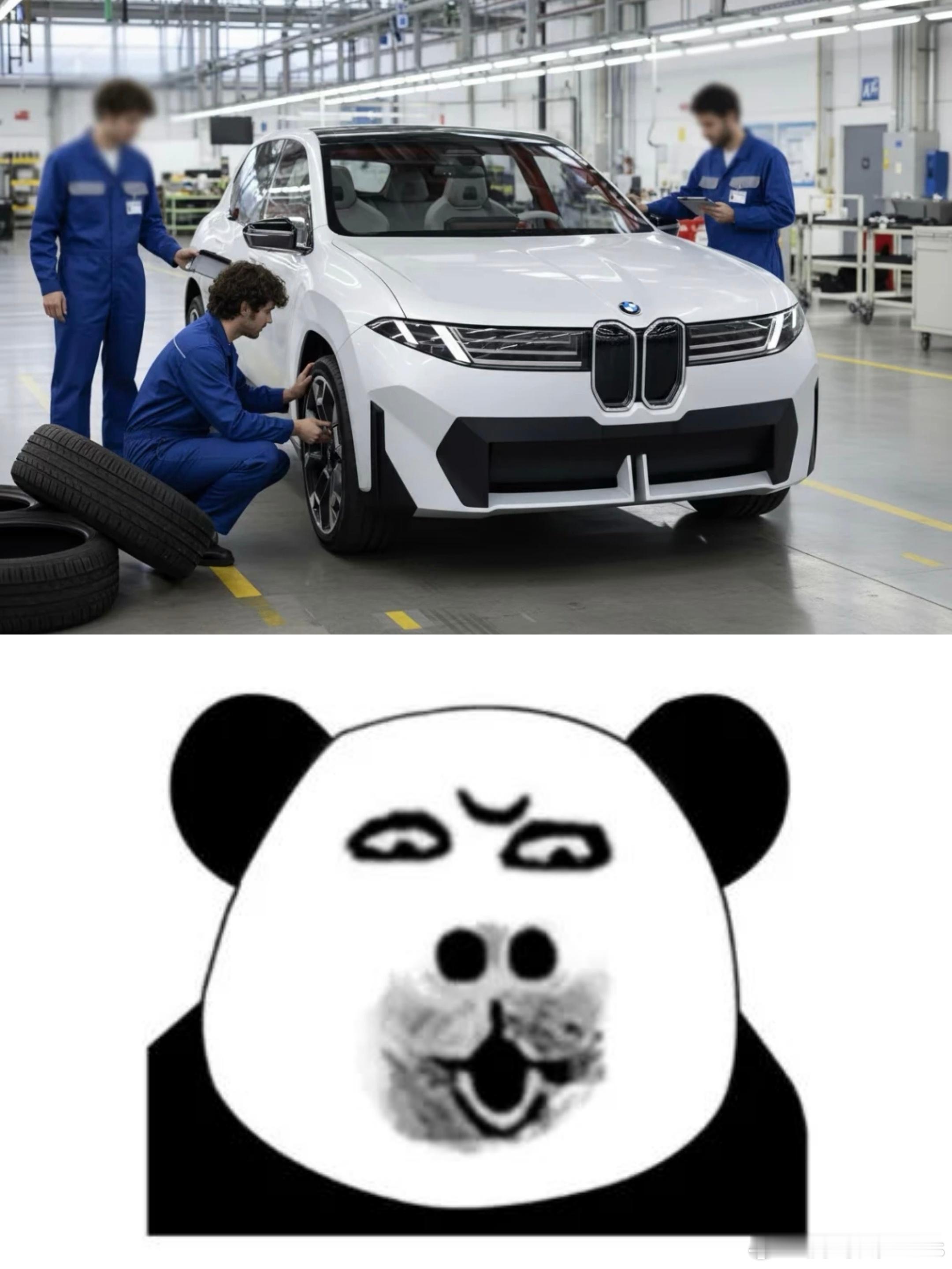 概念转量产基本遵循了1:1，我觉得全新iX3挺好看的，我比较能接受，至少比隔壁两