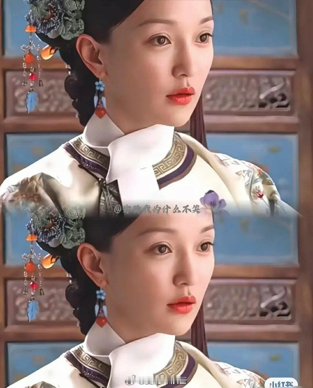 据说这是剧组给她弄的，她不喜欢，自己找了张叔平 ​​​