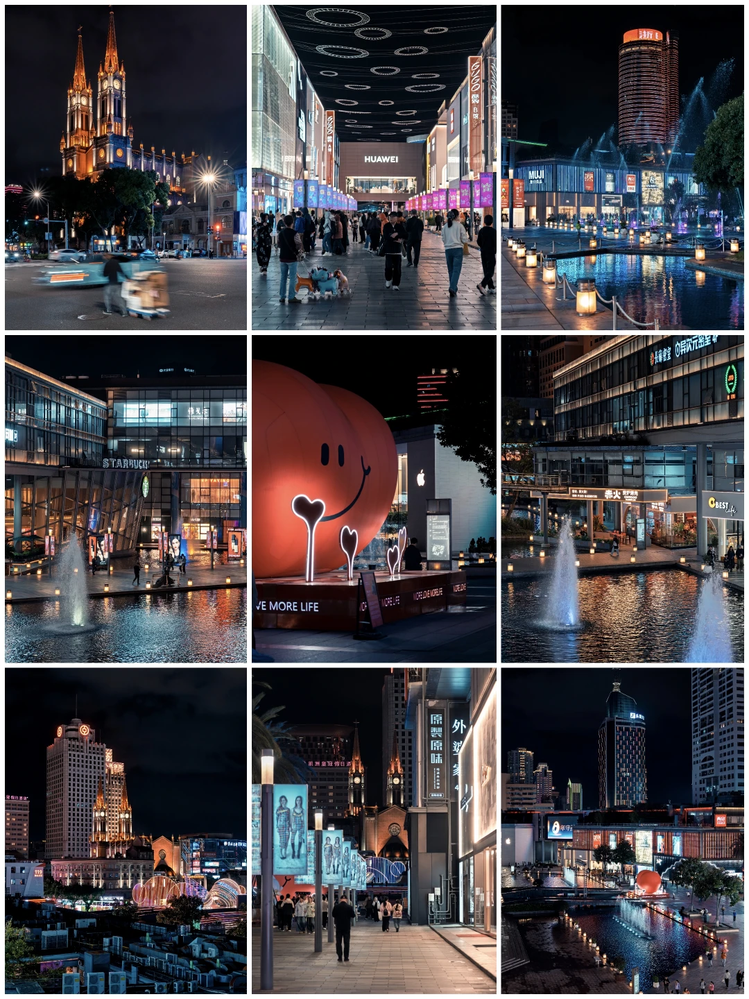 索尼16-55扫街｜天一广场蕞美夜景机位分享