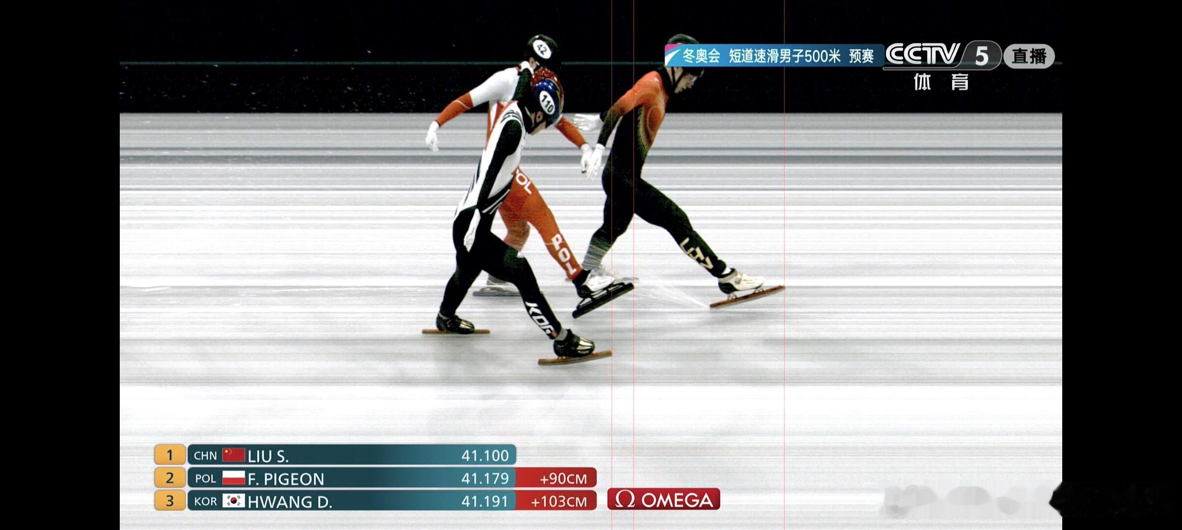 黄大宪500米止步预赛没办法黄大仙腿短的劣势是这样的，他一走决赛安全程度上升了 