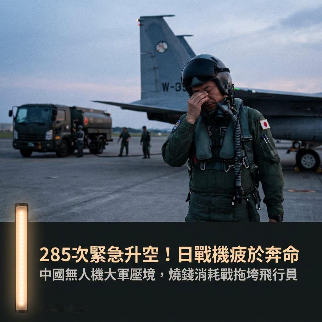 台媒：半年内紧急升空 285 次去拦截，结果日本人赫然发现，他们烧油拼命追的对象