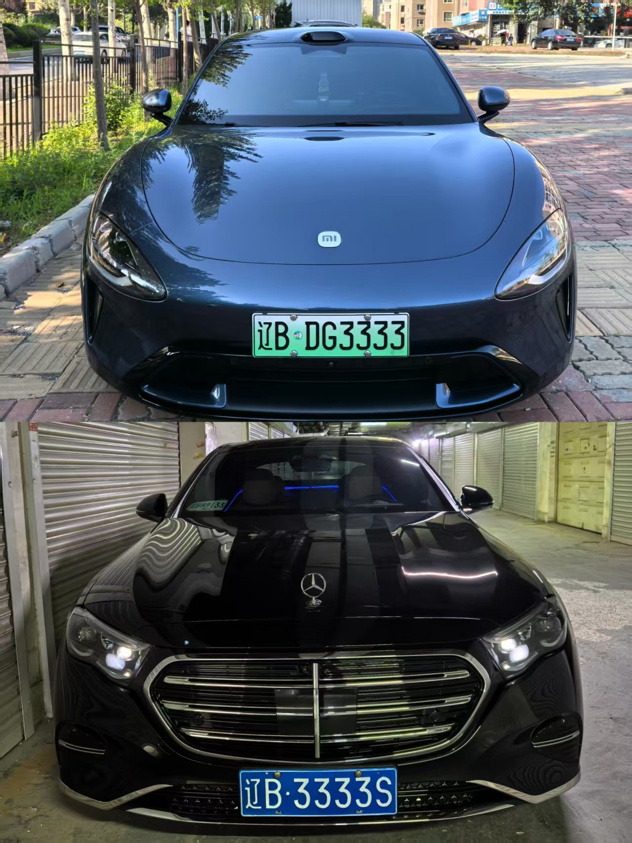 我一个朋友的两台车，运气真好