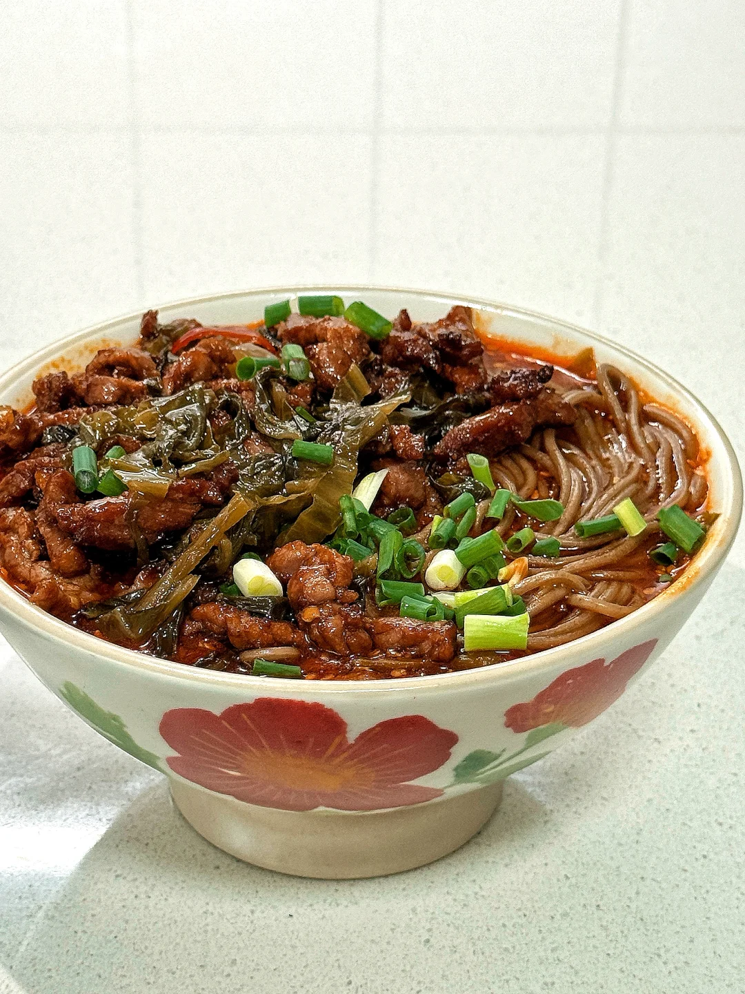 今天吃什么🥢🥢酸菜牛肉荞麦面（附做法）