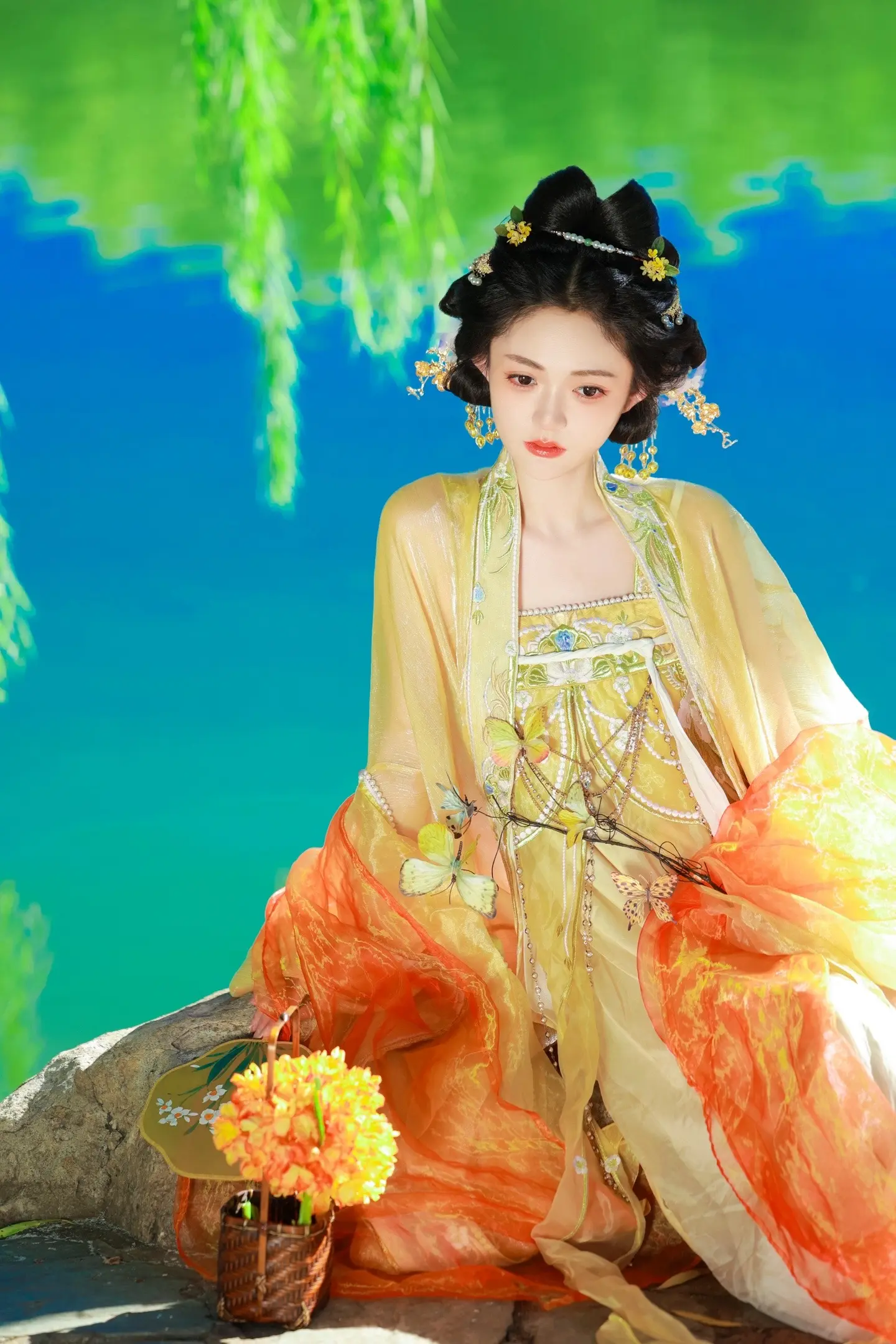 永远被只此青绿里的东方美学打动。 千里江山图
