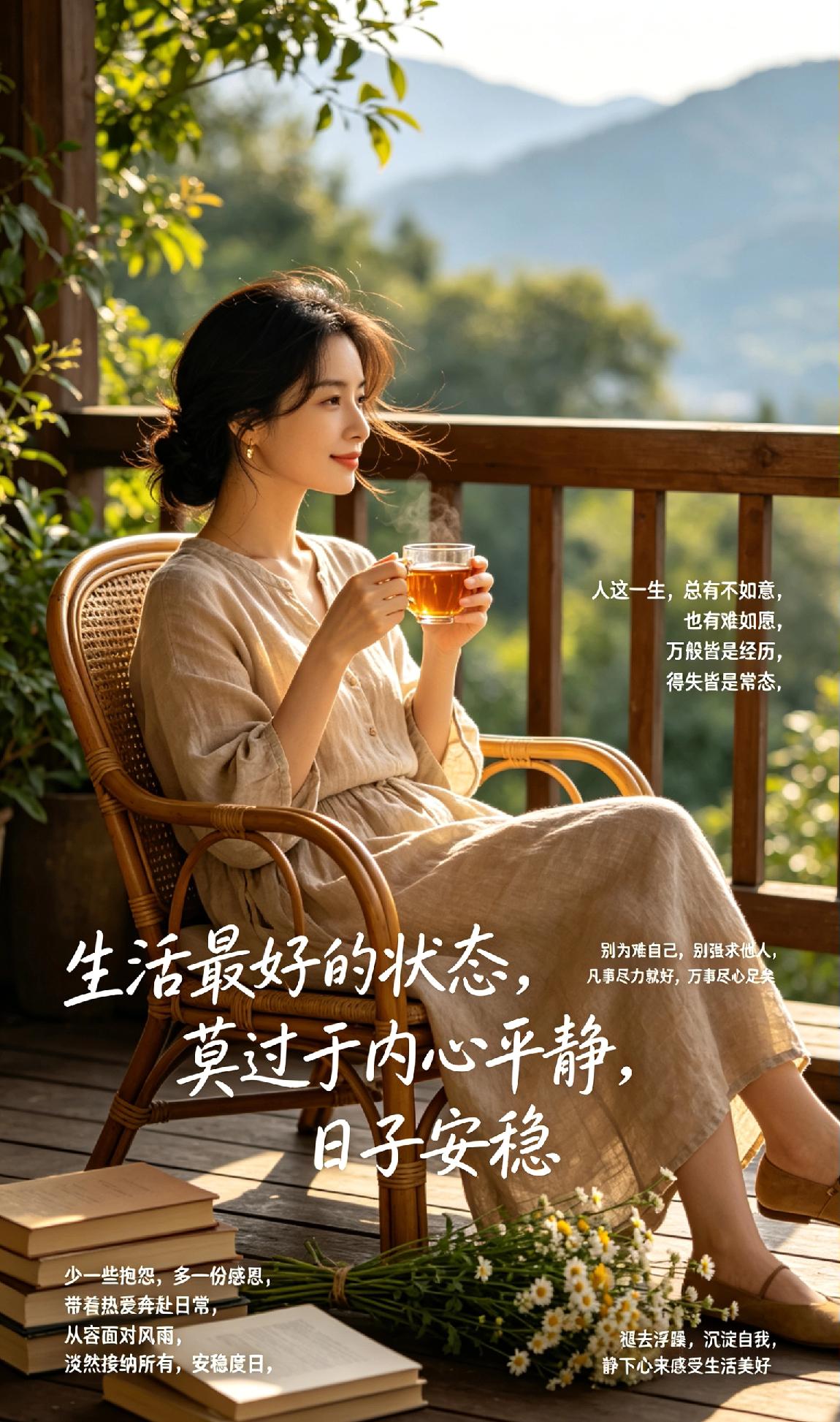 生活最好的状态，莫过于内心平静，日子安稳。人这一生，总有不如意，也有难如愿，万般