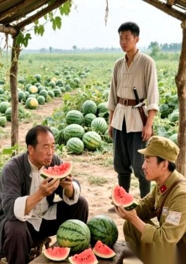 1944年，那个亲手策反了八路军连长的地主，又亲自把他请进了自家的瓜棚。
西瓜刚