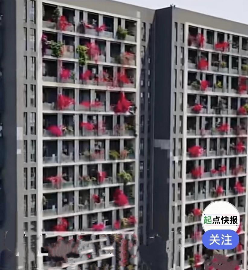 四川成都有一栋32层的居民楼，整栋楼一共240户人家，家家户户阳台，全部种满了三