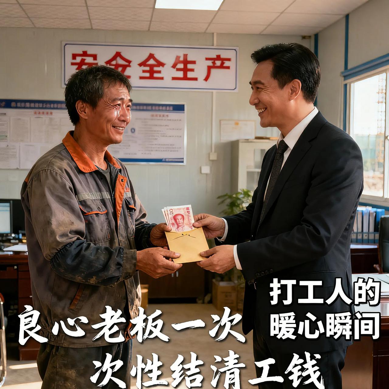 暖到心坎里！民工大哥年底回家心切，本以为工钱要慢慢结，没想到老板直接9万全款一次