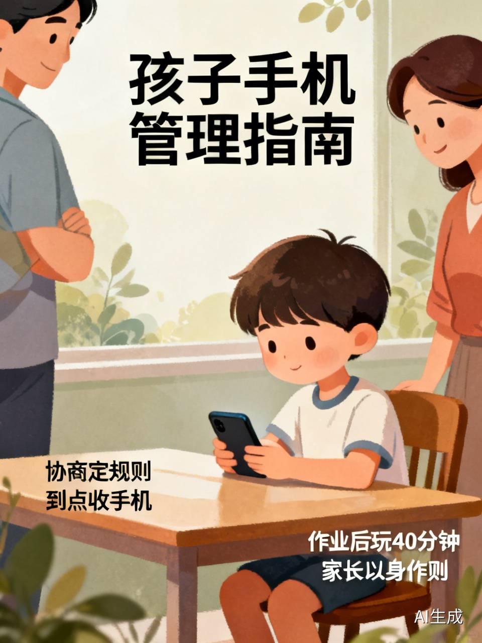 孩子抱着手机不肯撒手，真的是好多家长的日常噩梦，催到嘴皮磨破没用，直接没收还能当