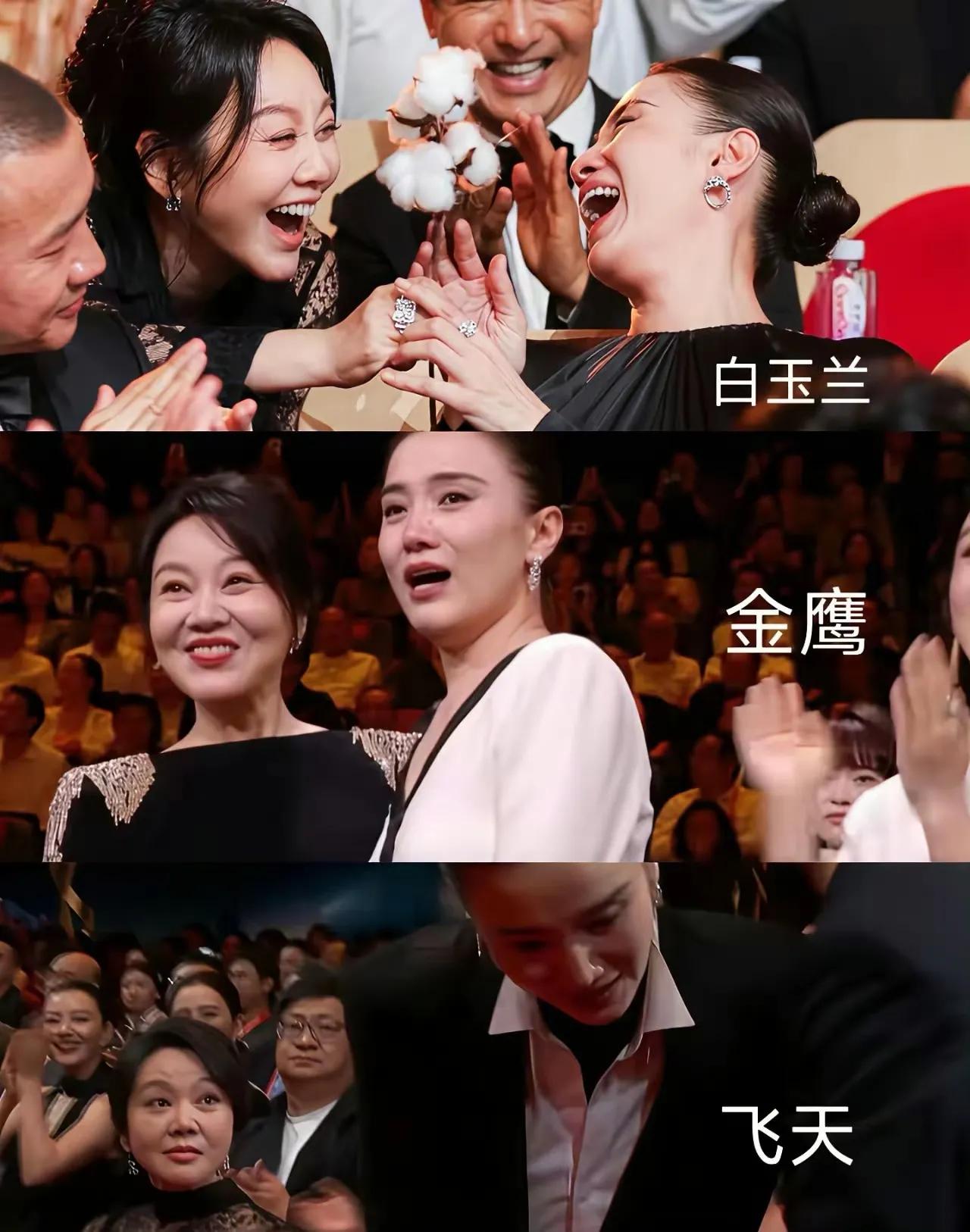 闫妮凭《小巷人家》里的黄玲，一口气提名了白玉兰、金鹰、飞天三大奖，本该是风光时刻