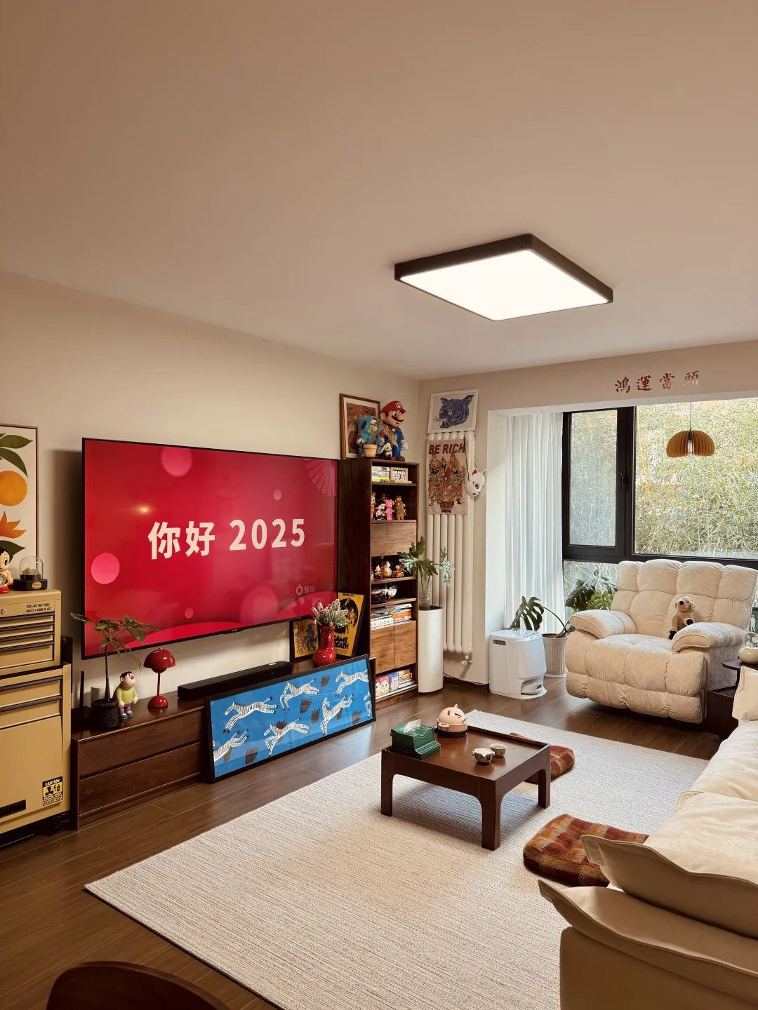 把电影院带回 80m²小家～🎬