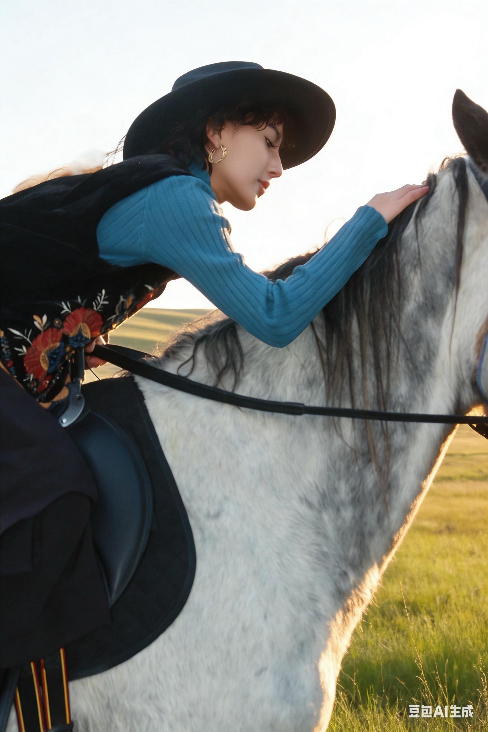 活在没有天花板的地方。马儿来自