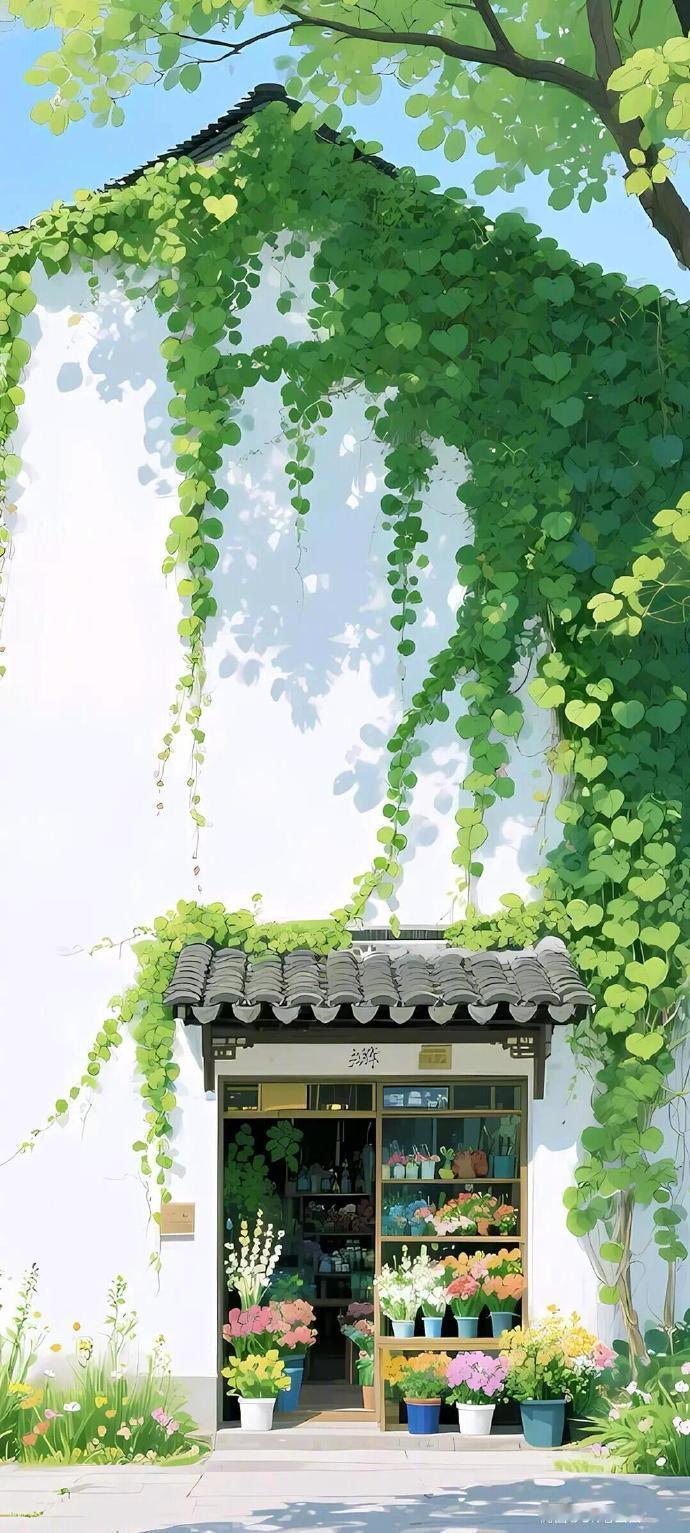 开一间花屋，藏起人间疲惫。 ​​​