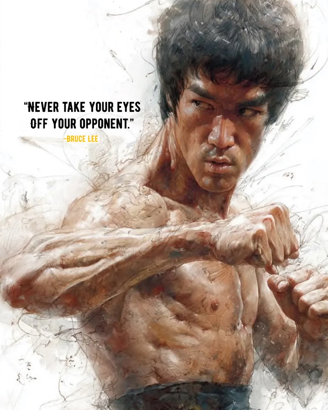 “Never take your eyes off your opponent.