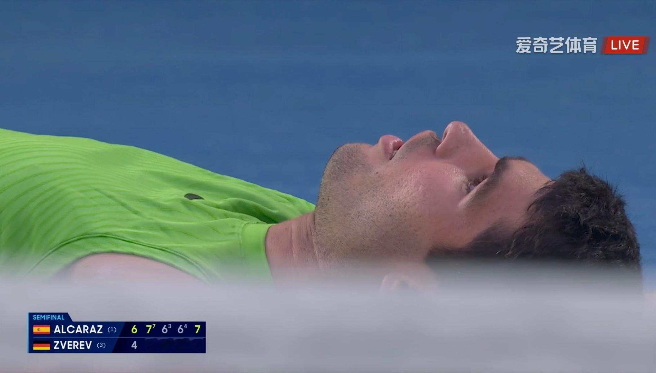 阿卡的意志力！绝了2026澳网阿尔卡拉斯首进澳网男单决赛阿尔卡拉斯连续四个大满贯