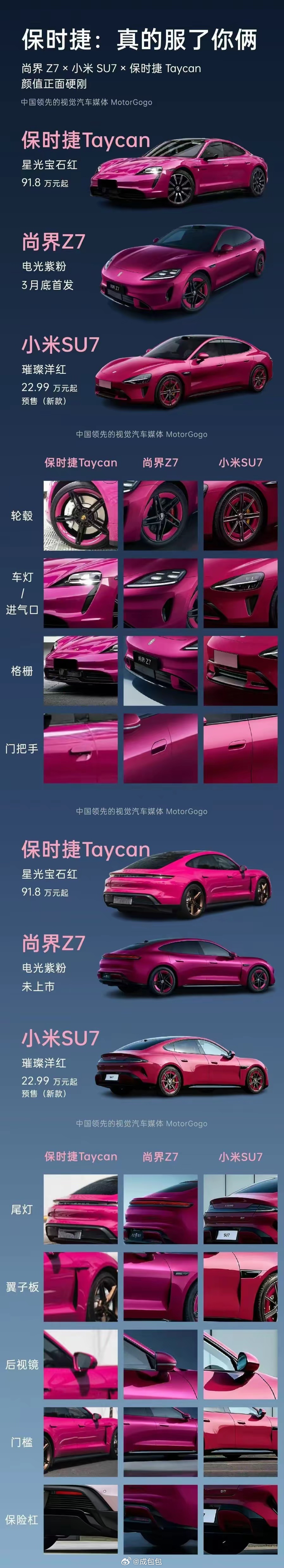 尚界z7新能源汽车﻿ 余承东称尚界z7是最美科技轿跑 这位博主有心了全方位 无死