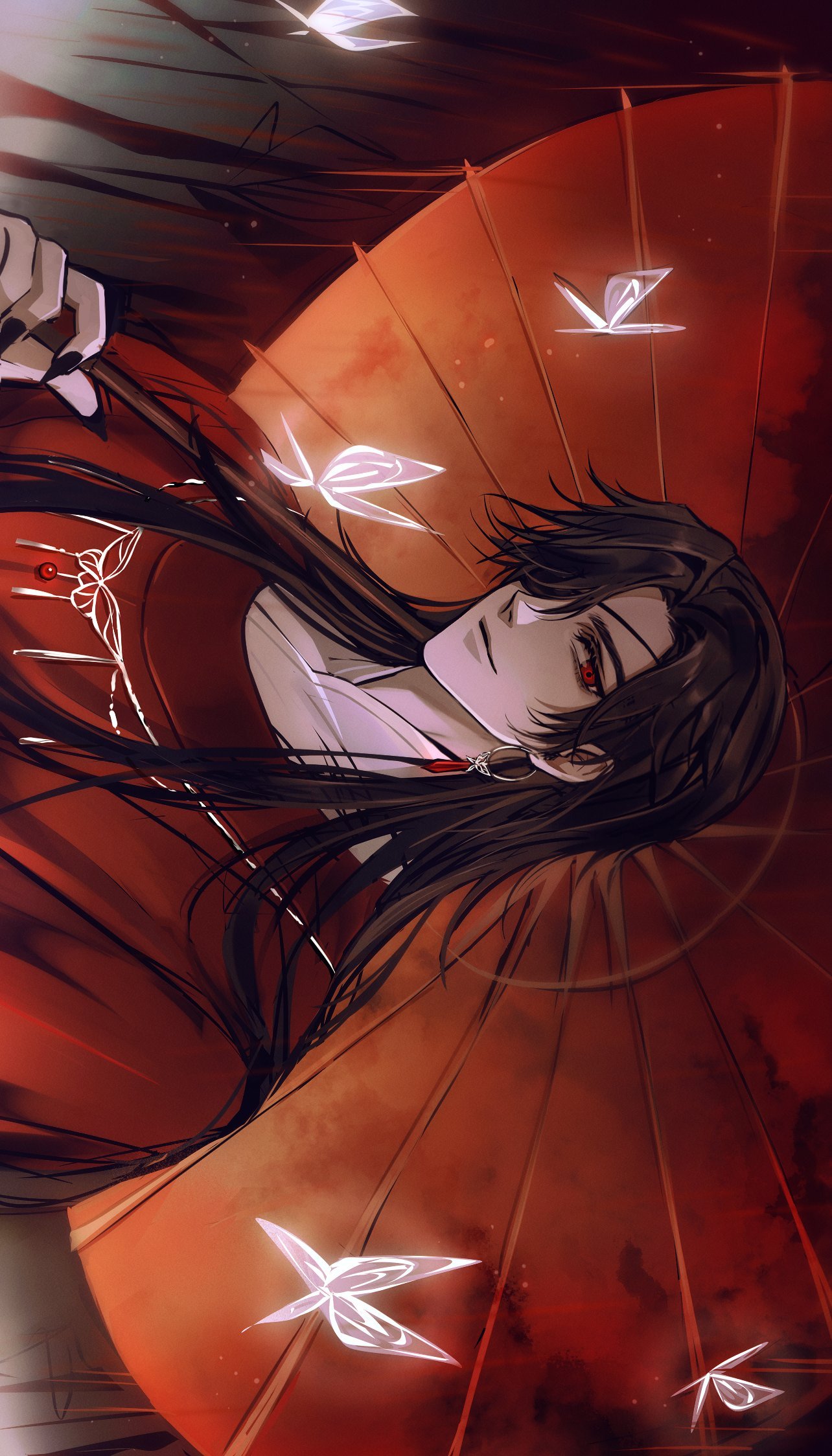 天官赐福  花怜  红衣胜枫，肤白若雪x:muju_ess 