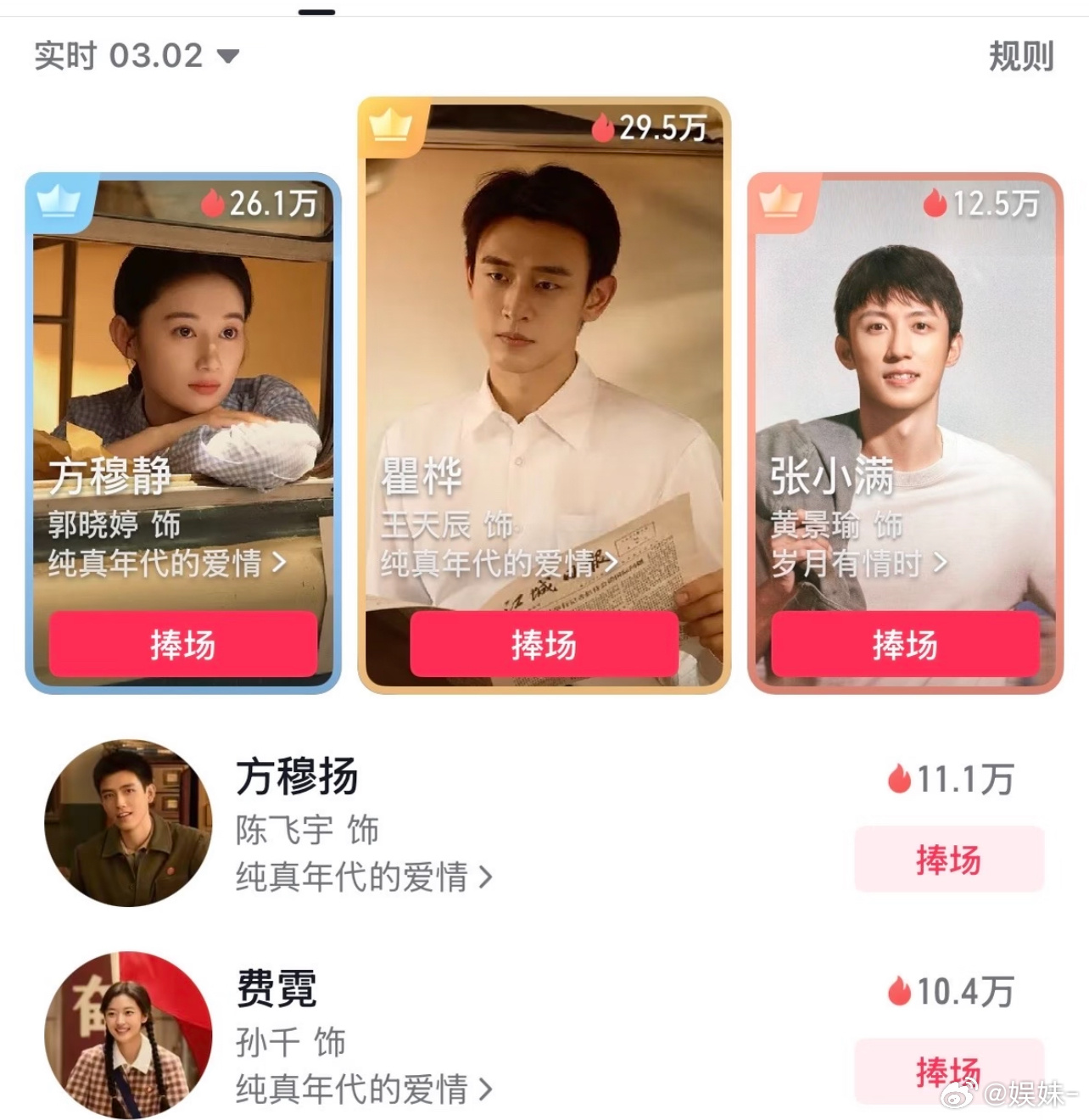 孙千当女主都旺副cp参考  大生意人  和 纯真年代的爱情 