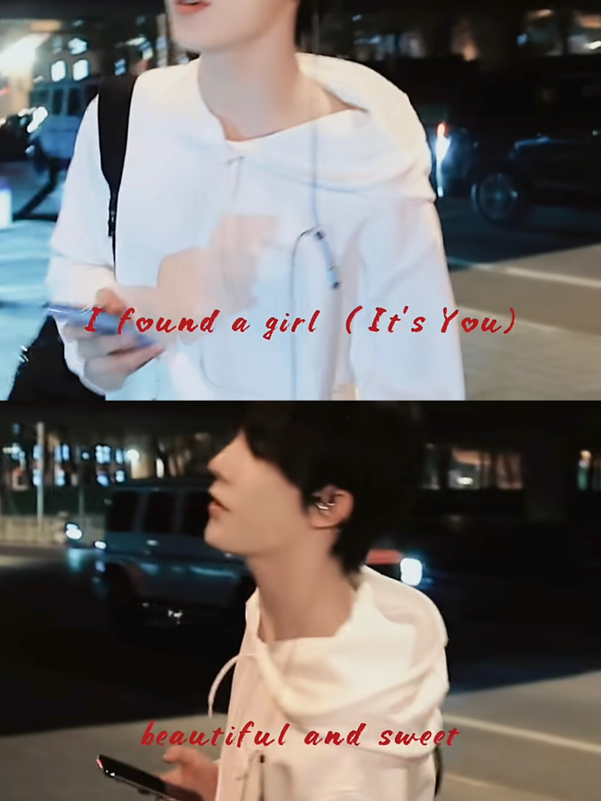 铲丝在别人眼里：恶霸在苏新皓眼里：beautiful and sweet 