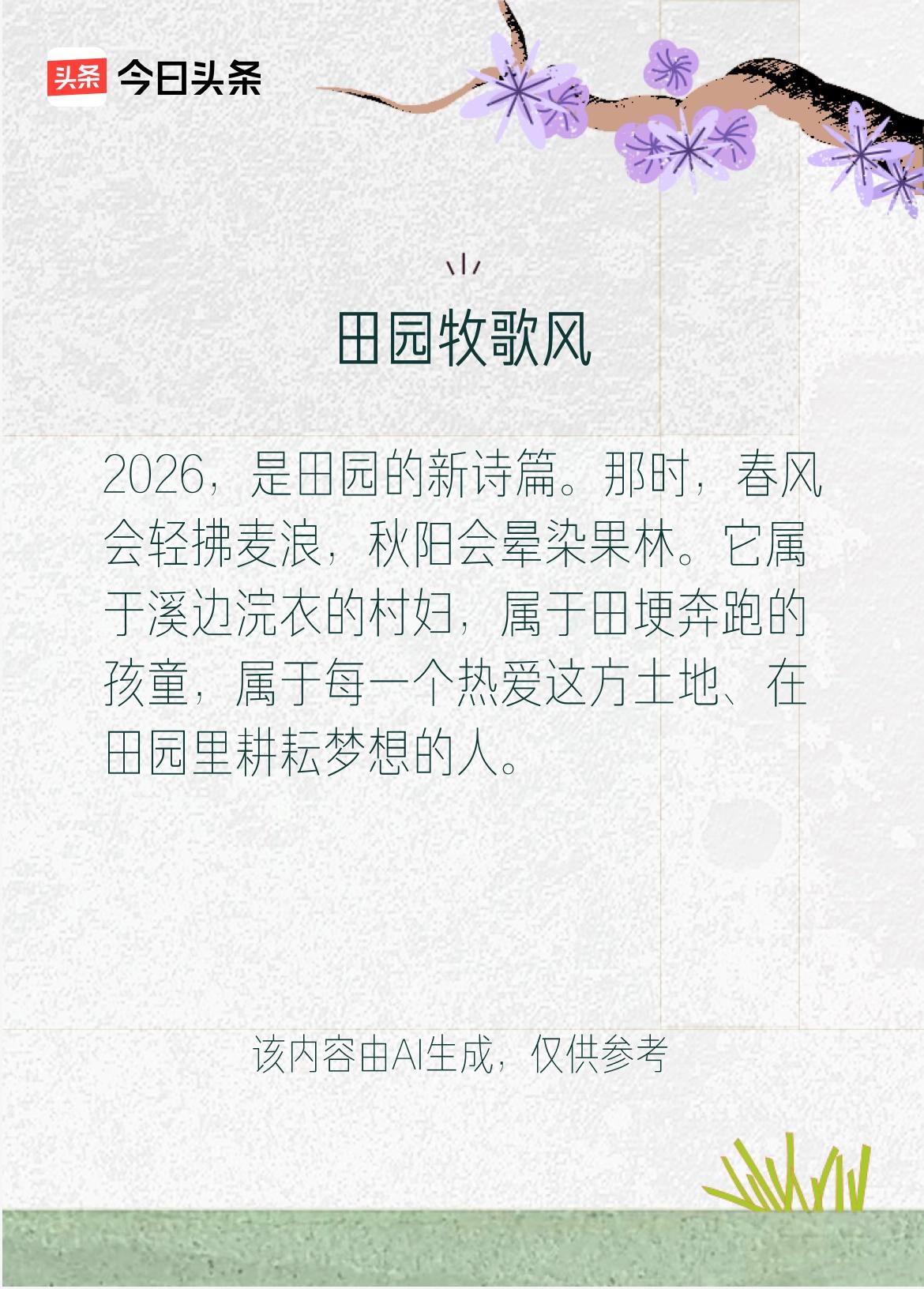 文学创作大会 2026年的田园，宛如一首待写的绝美诗篇。想象一下，春风轻拂，麦浪