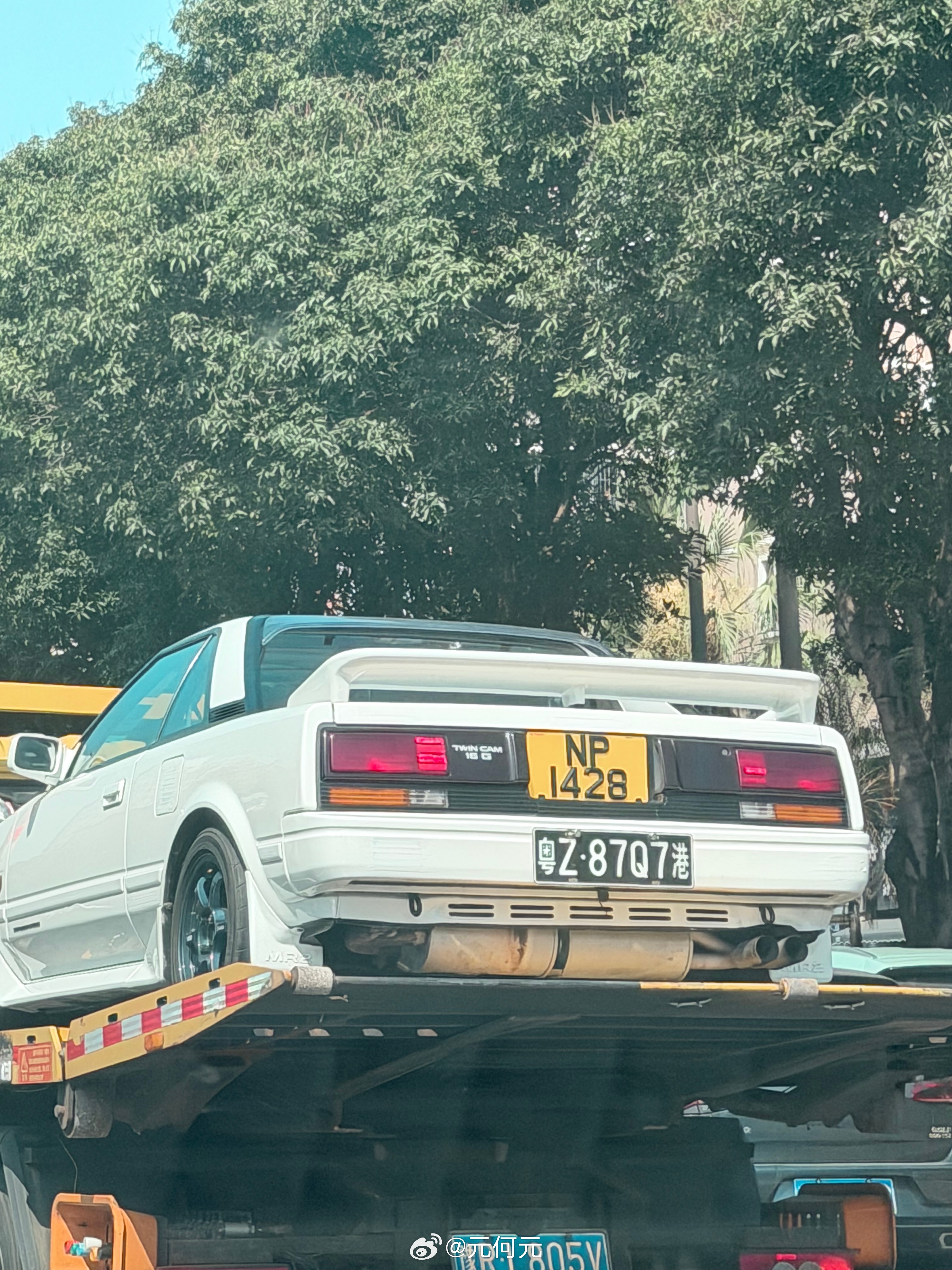 浩南哥的车这是北上了！ 