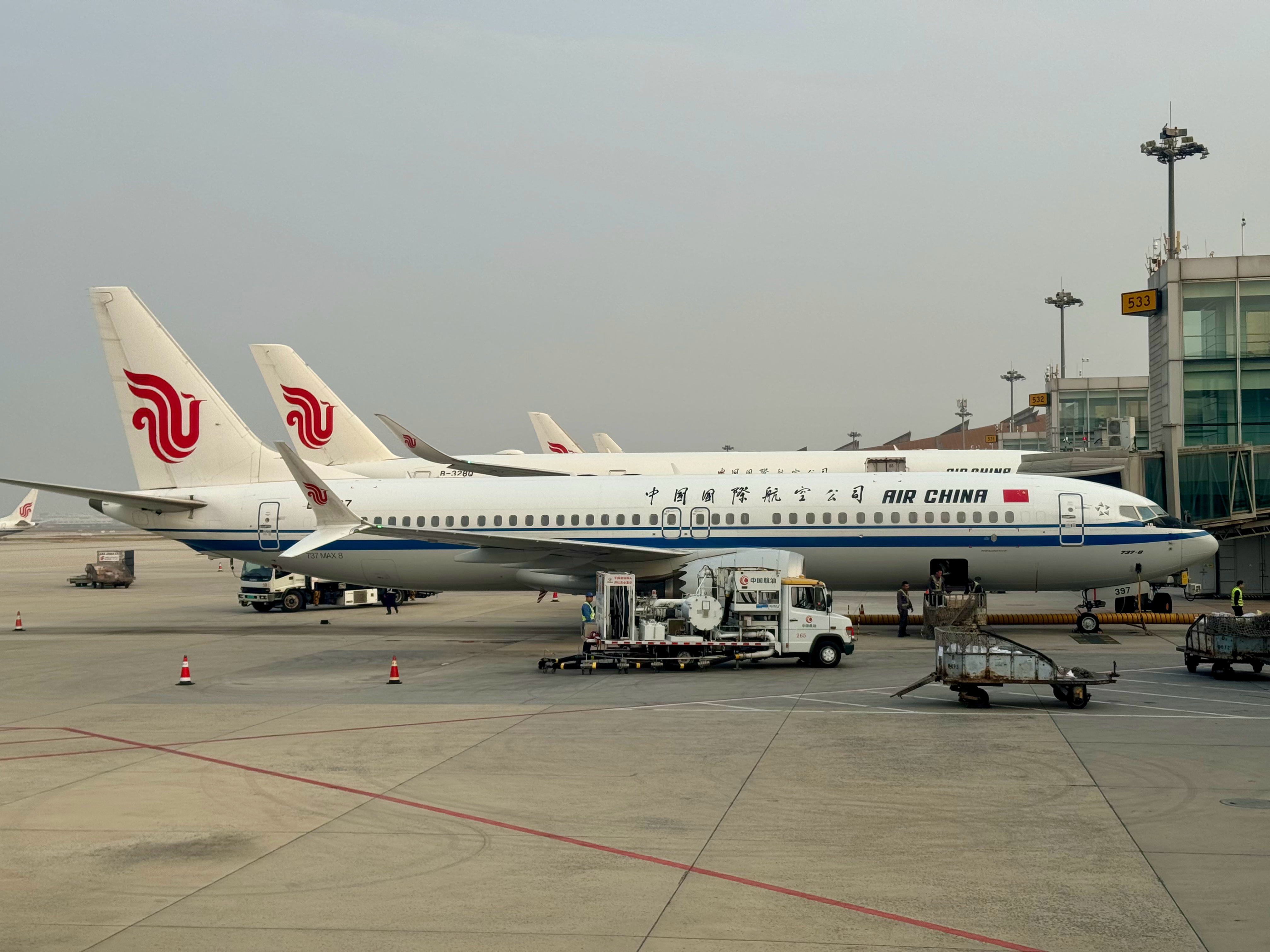 737-MAX8 现在真是国航5000km 主力新疆航线 东南亚航线 全是MAX
