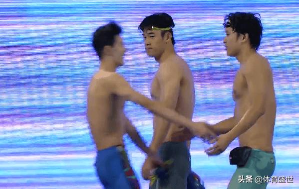 9月10日全锦赛男子4x200米自由泳接力决赛太精彩了！由潘展乐、徐一舟、洪金权