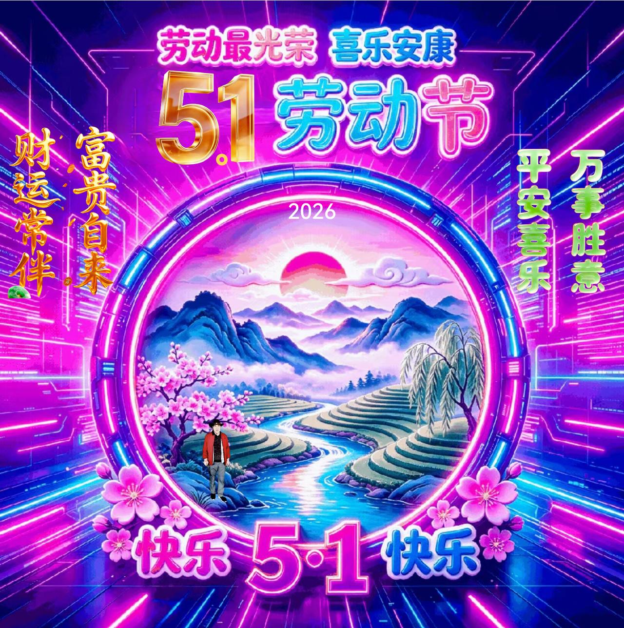 今天是5.1，愿亲朋好友粉丝们5.1快乐！[祈祷]