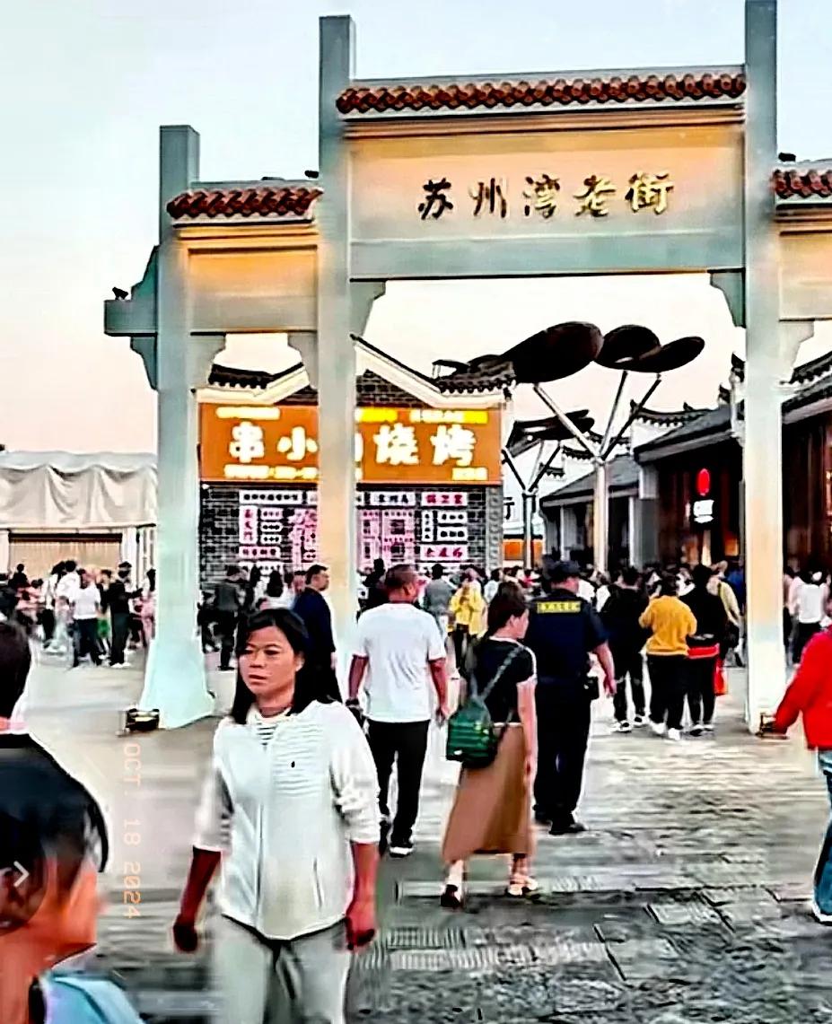 #秋日生活打卡季#衡阳东洲岛苏州湾片区虽然是新建的古代物建筑，但是规模较小，没多