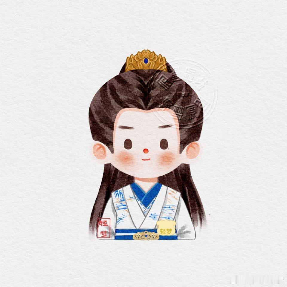 粉丝产出的刘宇宁南珩卡通小人，这样的小人我一口一个[抱抱][抱抱][抱抱] ​​