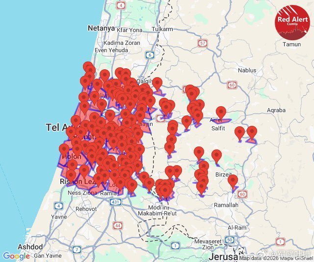 特朗普称等行动结束接管伊朗政府又一轮导弹来袭，以色列再次响起防空警报今晚不用睡了