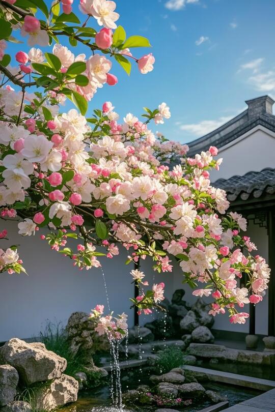 醉美海棠花