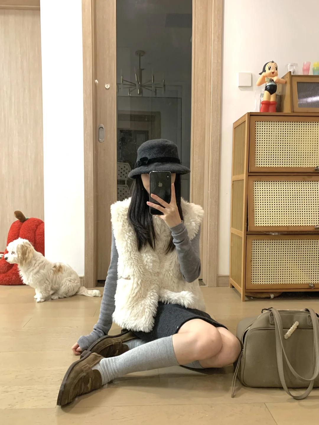 居家小腿袜旅行穿搭分享什么颜色的袜子最百搭 分享甜美小姐姐随手拍